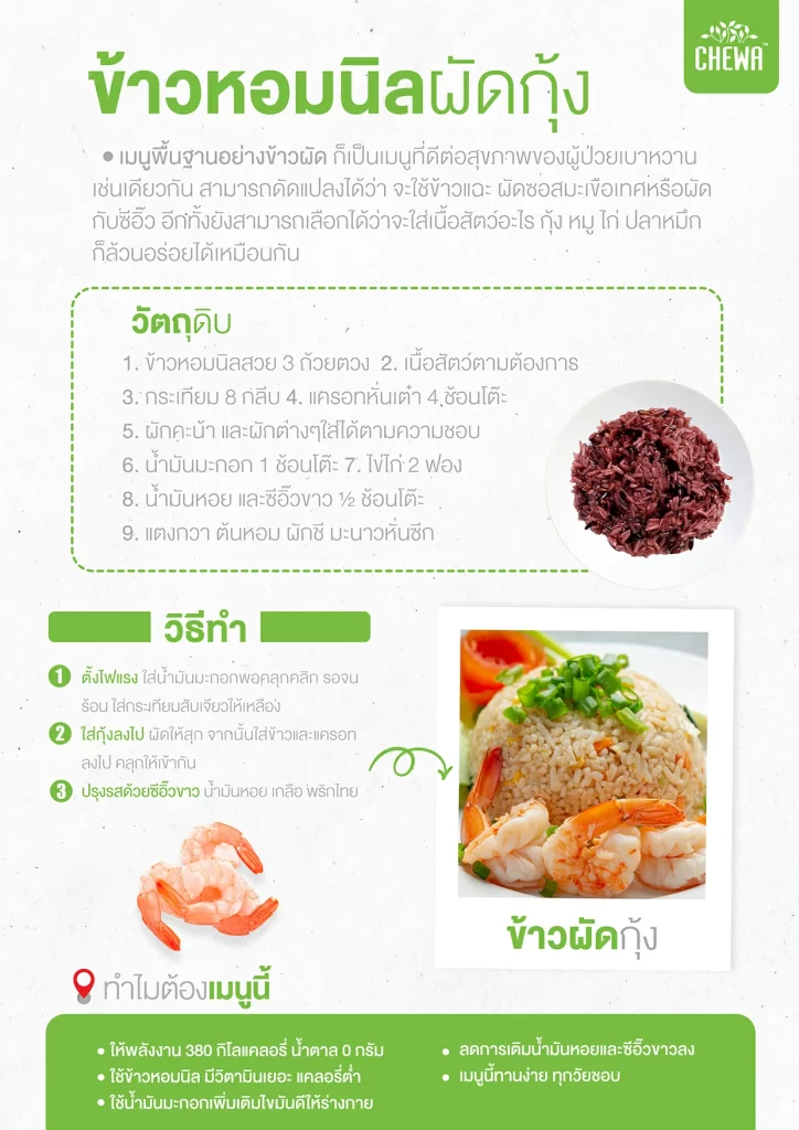 คู่มืออาหารสําหรับคนเป็นเบาหวาน 10