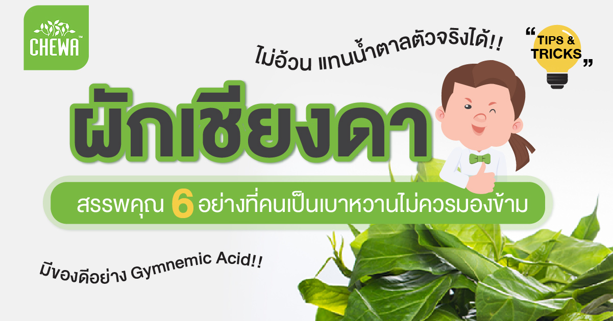 ผักเชียงดา สรรพคุณ 6 อย่างที่คนเป็นเบาหวาน ไม่ควรมองข้าม